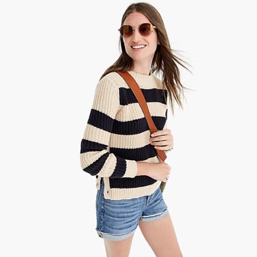 ✨NWT✨ The Reeds X J.Crew rugby sweater w. buttons